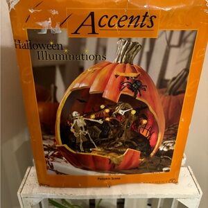 D56 Halloween - Pumpkin Scene, Halloween Illuminations, in original box 56.58210